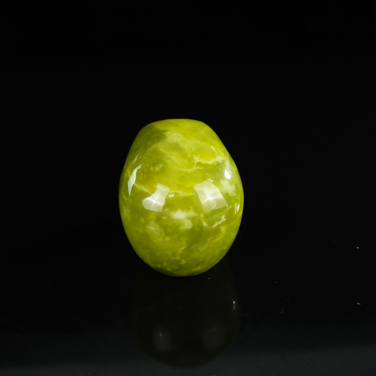 2.2" Serpentine Crystal Skull Carving - Unique Piece #XJ02