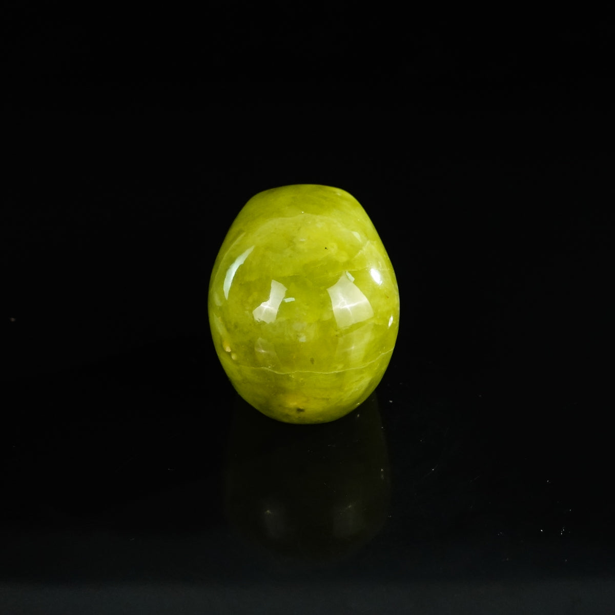 2.2" Serpentine Crystal Skull Carving - Unique Piece #XJ03