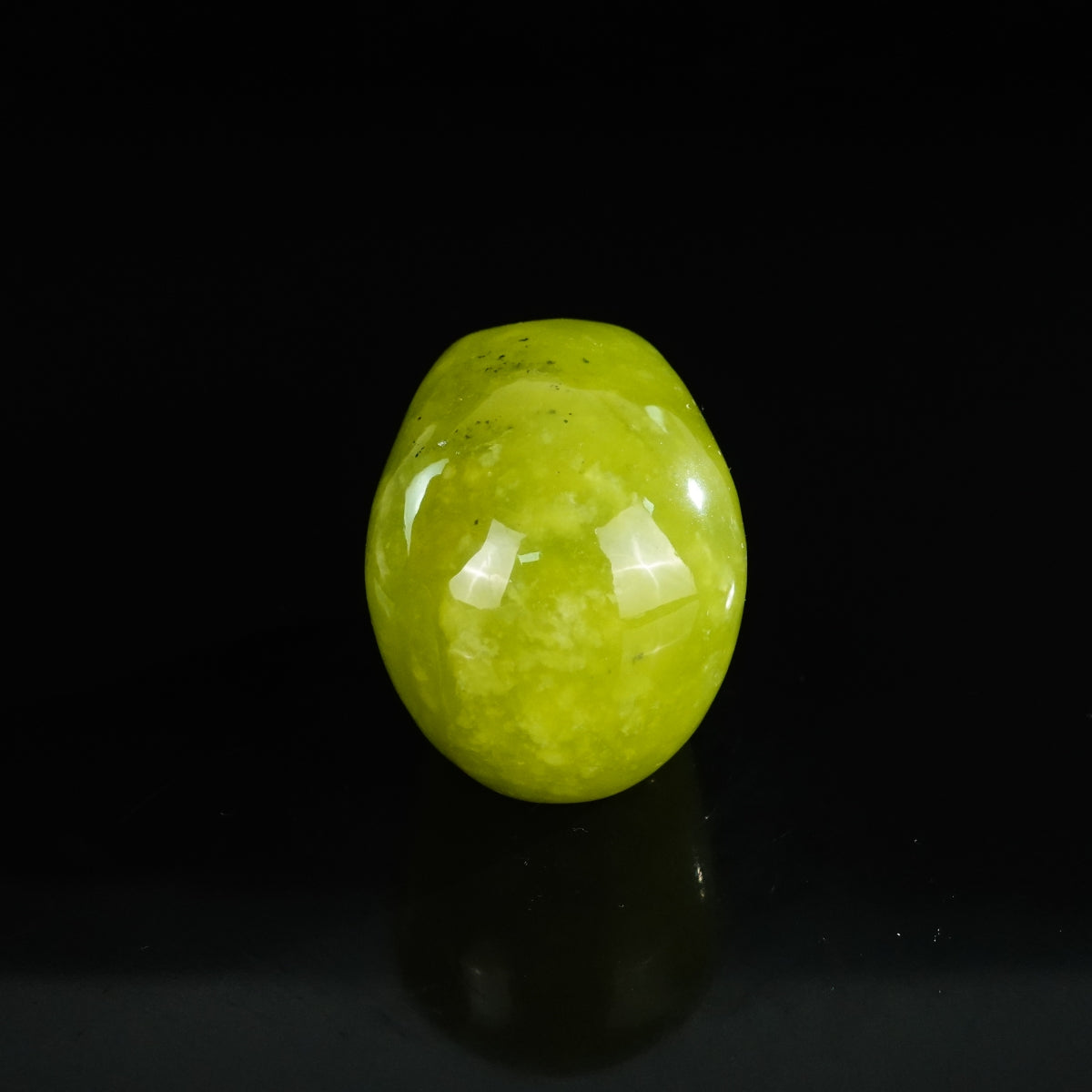 2.2" Serpentine Crystal Skull Carving - Unique Piece #XJ06