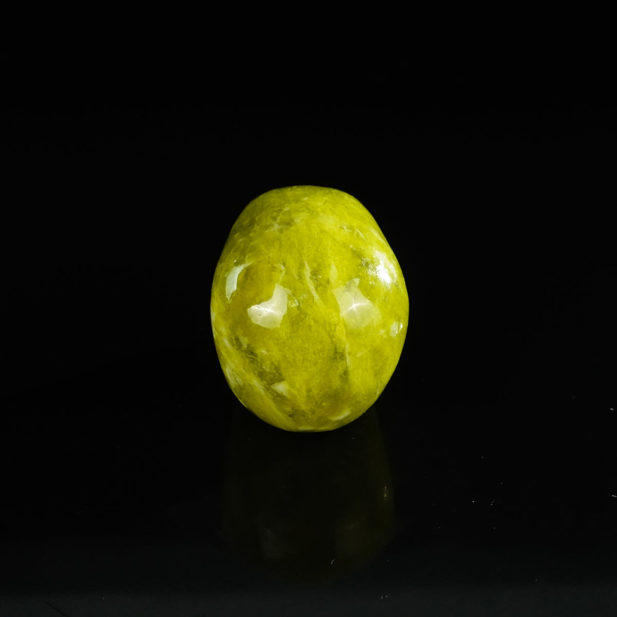 2.2" Serpentine Crystal Skull Carving - Unique Piece #XJ07