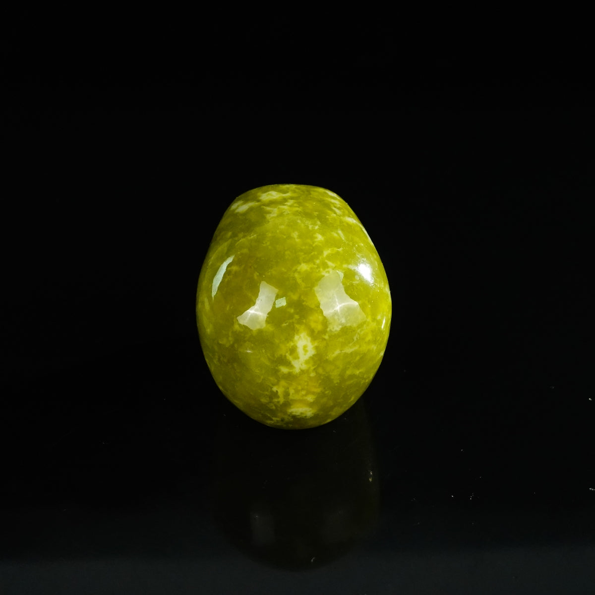 2.2" Serpentine Crystal Skull Carving - Unique Piece #XJ08