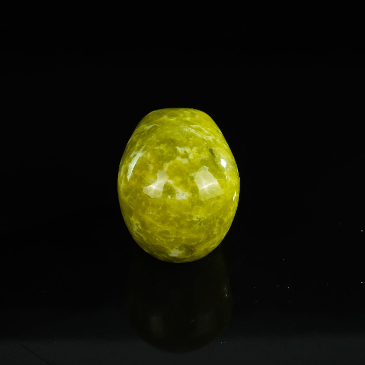 2.2" Serpentine Crystal Skull Carving - Unique Piece #XJ10