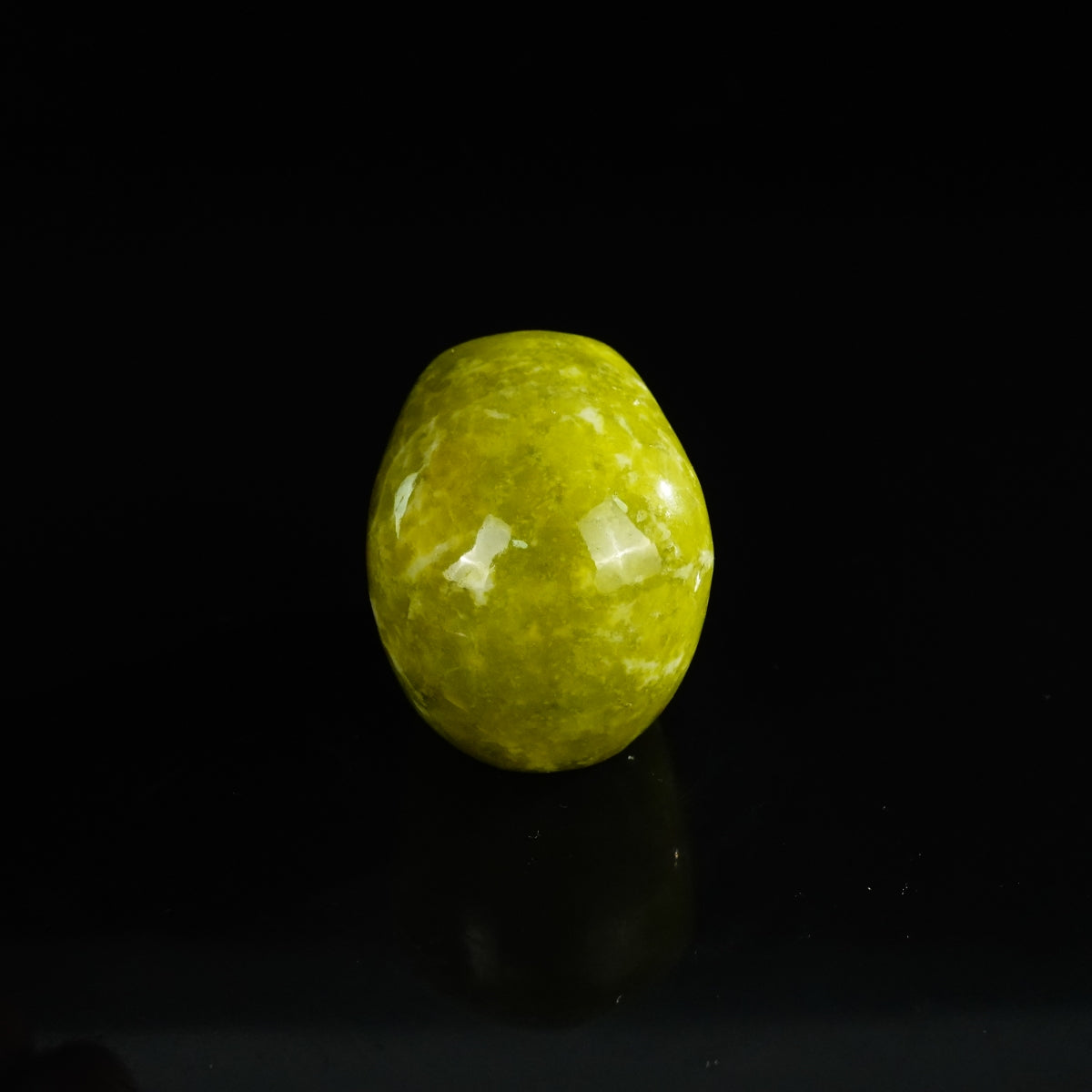 2.2" Serpentine Crystal Skull Carving - Unique Piece #XJ12