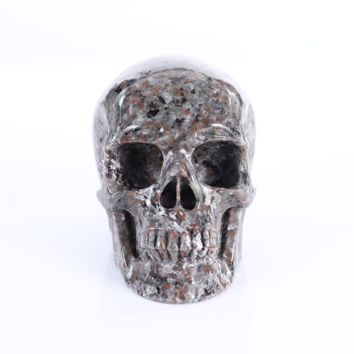 2.2" Yooperlite Crystal Skull Carving - Unique Piece #YP06