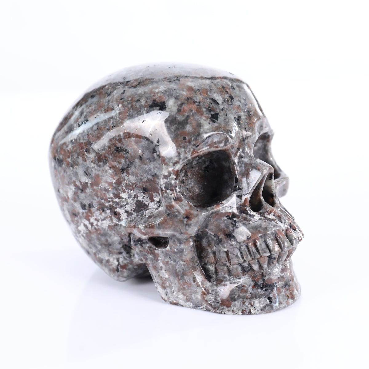 2.2" Yooperlite Crystal Skull Carving - Unique Piece #YP06