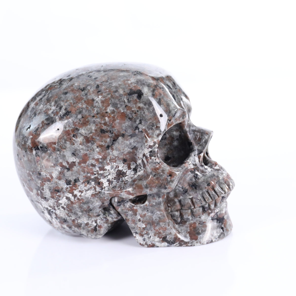 2.2" Yooperlite Crystal Skull Carving - Unique Piece #YP06