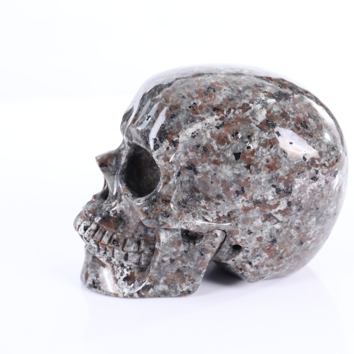 2.2" Yooperlite Crystal Skull Carving - Unique Piece #YP06