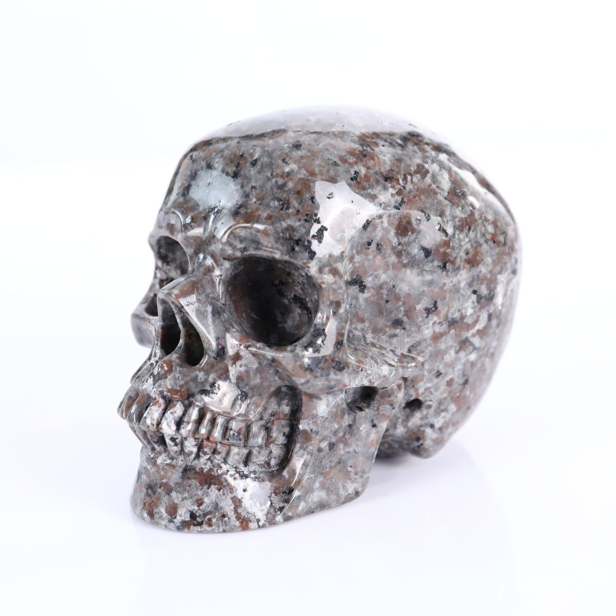 2.2" Yooperlite Crystal Skull Carving - Unique Piece #YP06