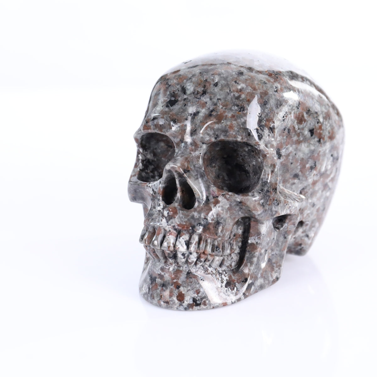 2.2" Yooperlite Crystal Skull Carving - Unique Piece #YP06