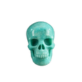 3.0" Amazonite Crystal Skull Carving - Hand Carved Decor