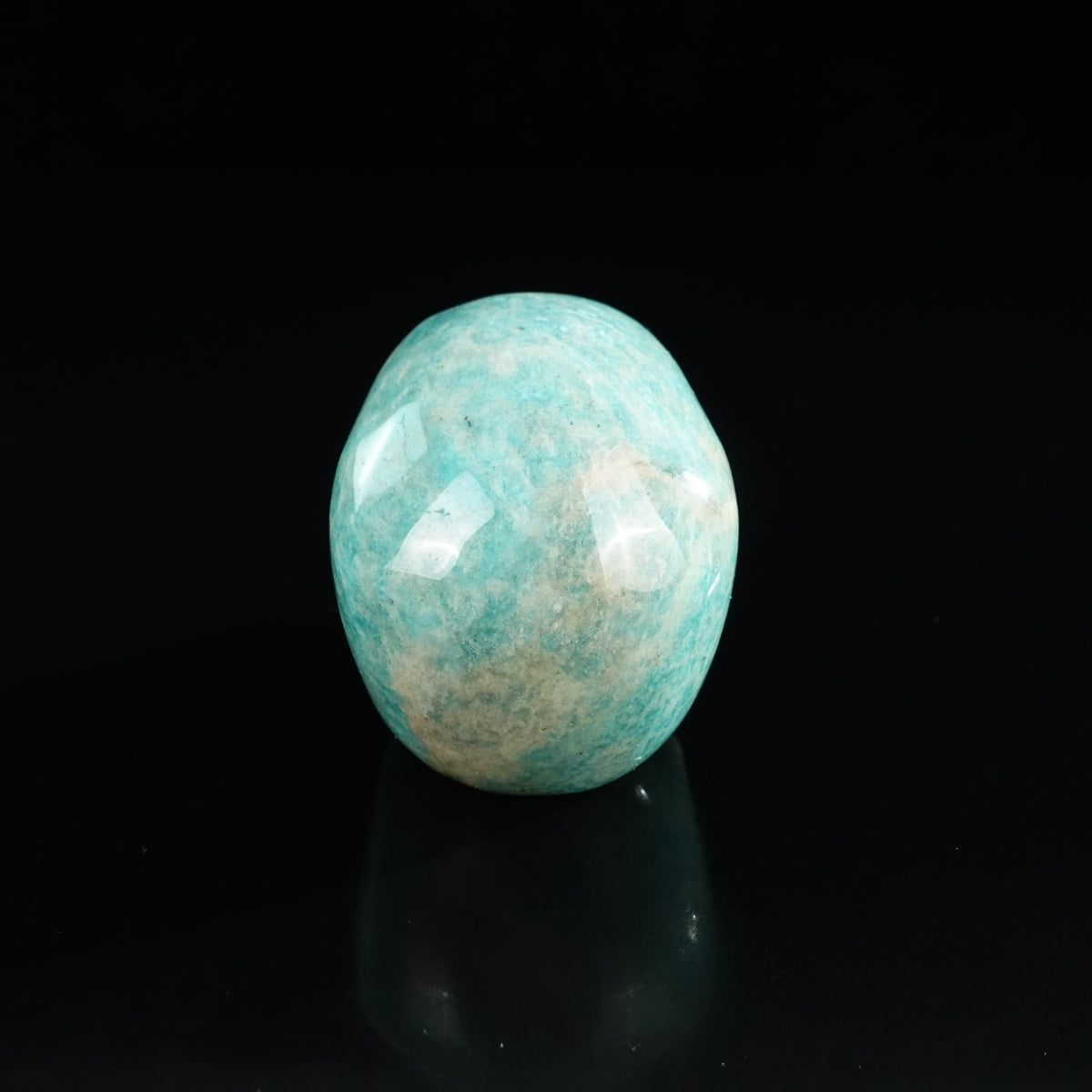3.0" Amazonite Crystal Skull Carving - Unique Piece #AA05