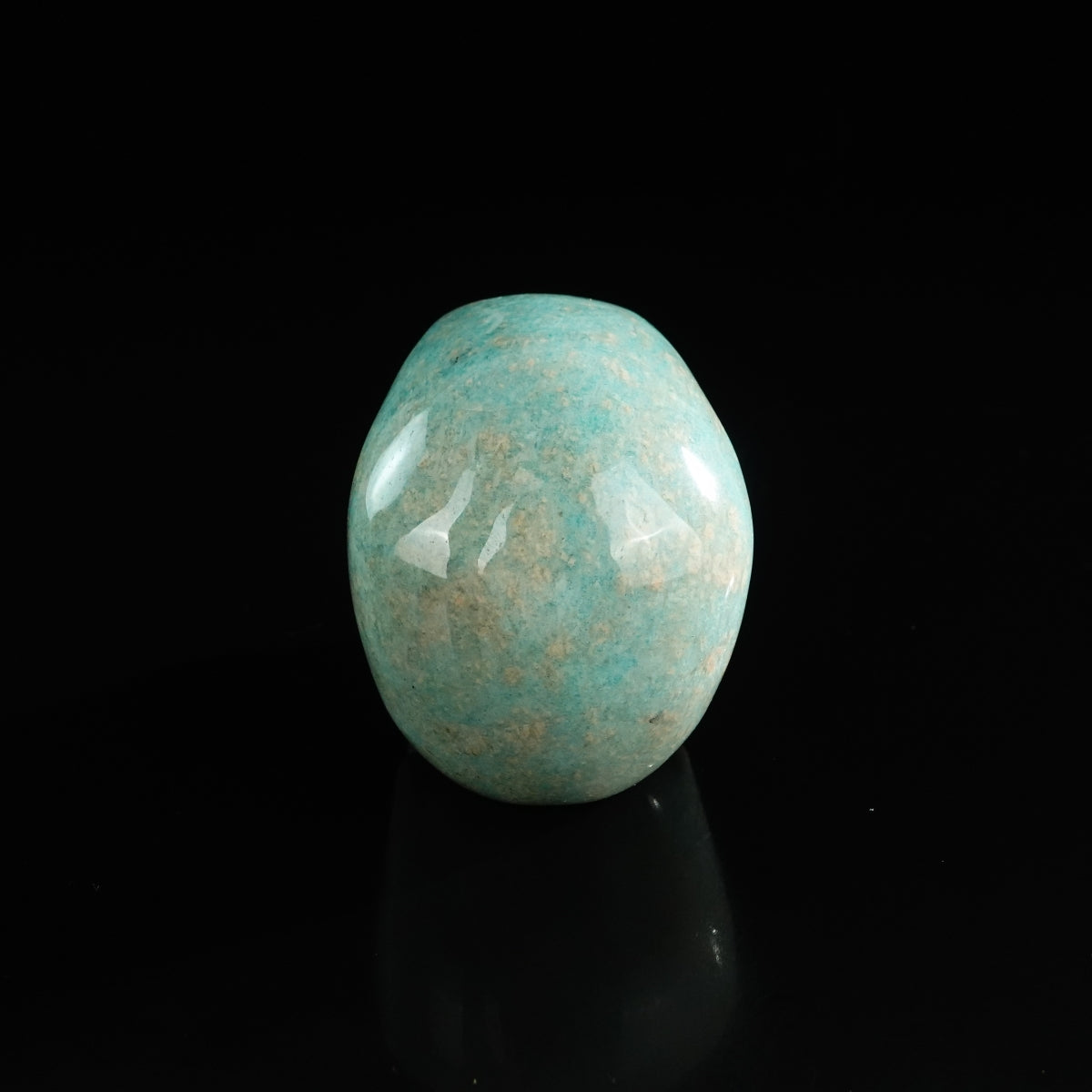 3.0" Amazonite Crystal Skull Carving - Unique Piece #AA06