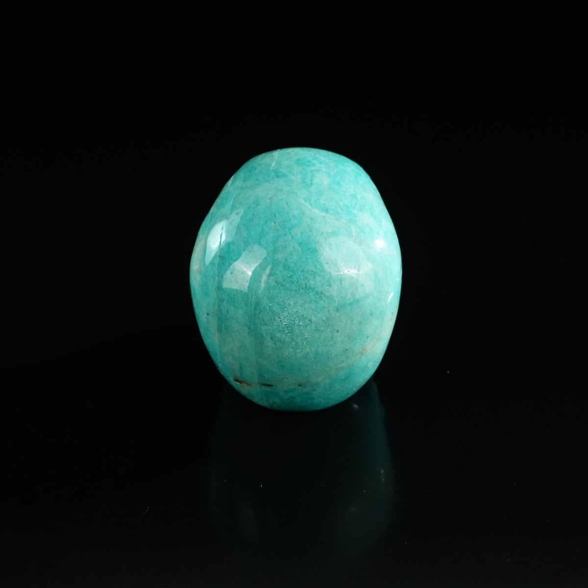 3.0" Amazonite Crystal Skull Carving - Unique Piece #AA07