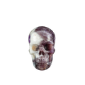 3.0" Amethyst Crystal Skull Carving - Unique Piece #AM01