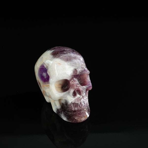 3.0" Amethyst Crystal Skull Carving - Unique Piece #AM01 - alternate view