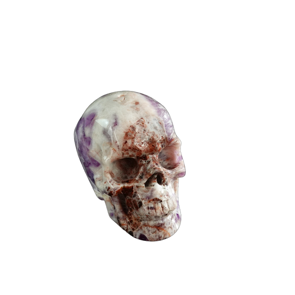 3.0" Amethyst Crystal Skull Carving - Unique Piece #AM03 - alternate view