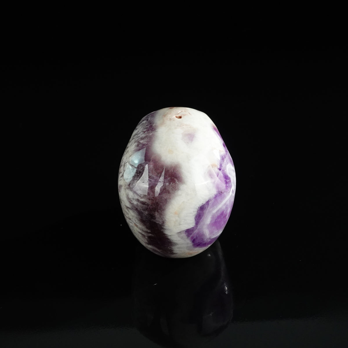 3.0" Amethyst Crystal Skull Carving - Unique Piece #AM03
