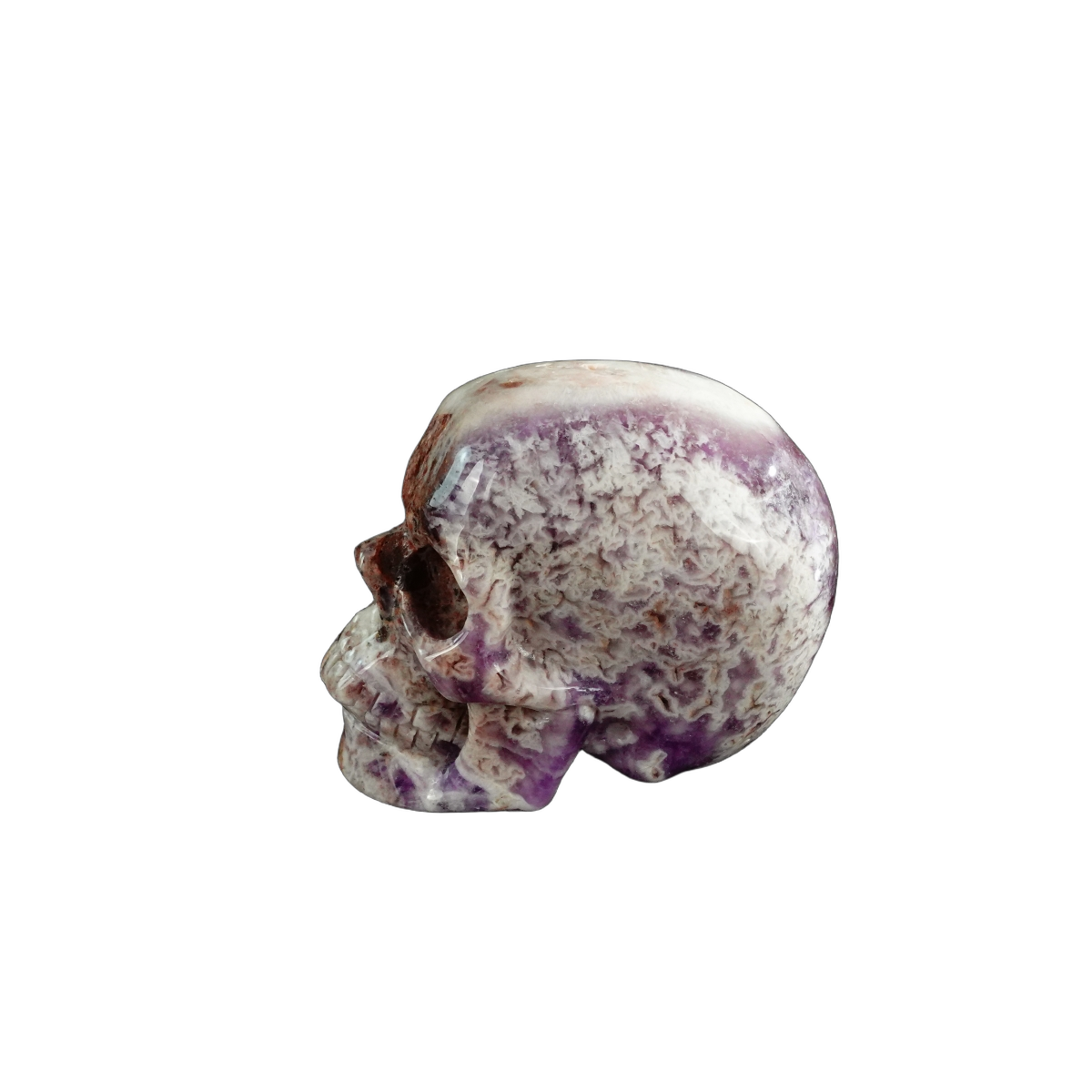 3.0" Amethyst Crystal Skull Carving - Unique Piece #AM03