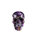3.0" Amethyst Crystal Skull Carving - Unique Piece #AM04