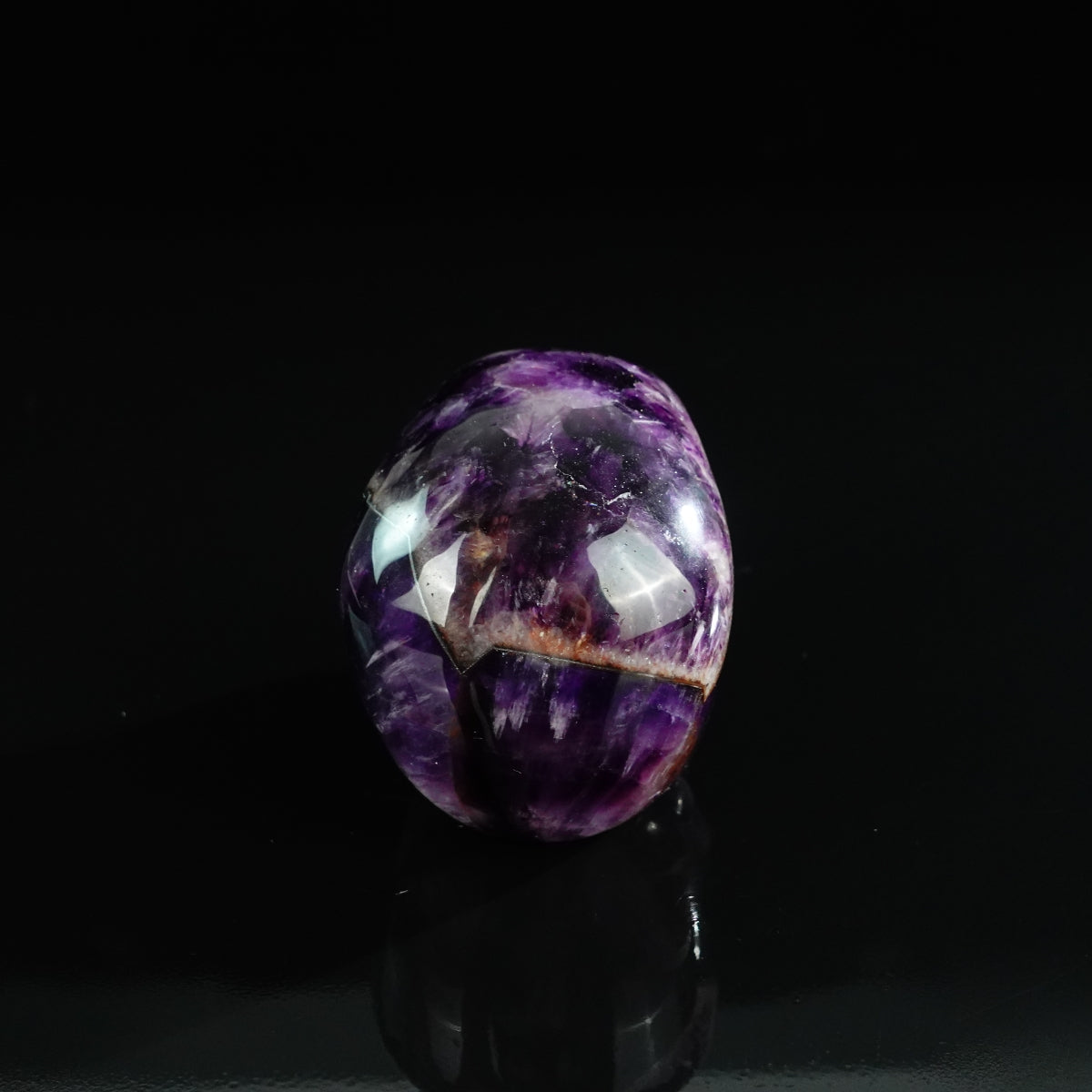 3.0" Amethyst Crystal Skull Carving - Unique Piece #AM04
