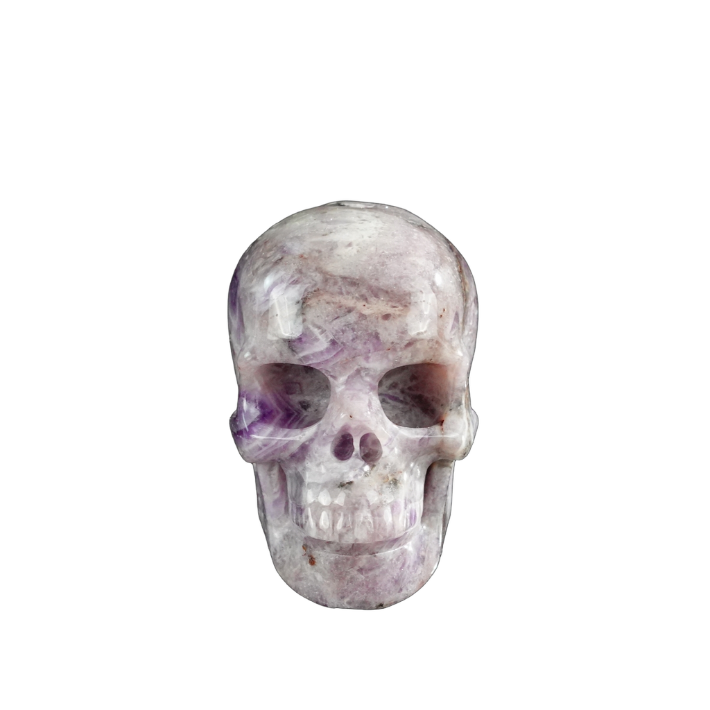 3.0" Amethyst Crystal Skull Carving - Unique Piece #AM06