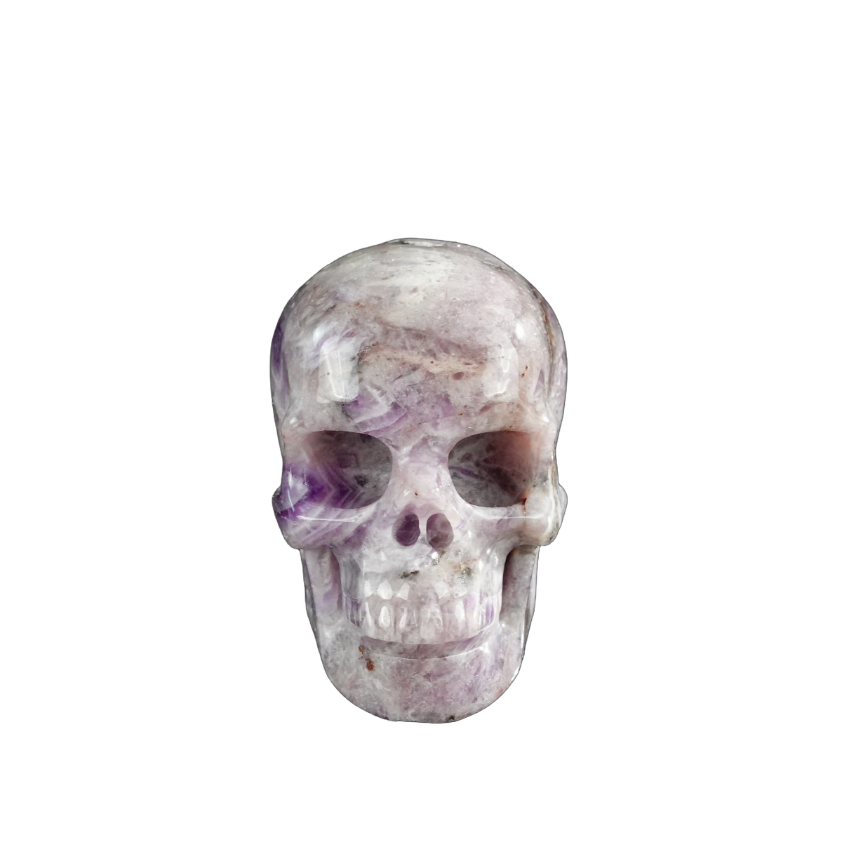 3.0" Amethyst Crystal Skull Carving - Unique Piece #AM06