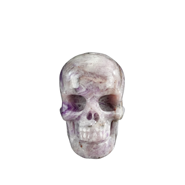 3.0" Amethyst Crystal Skull Carving - Unique Piece #AM06