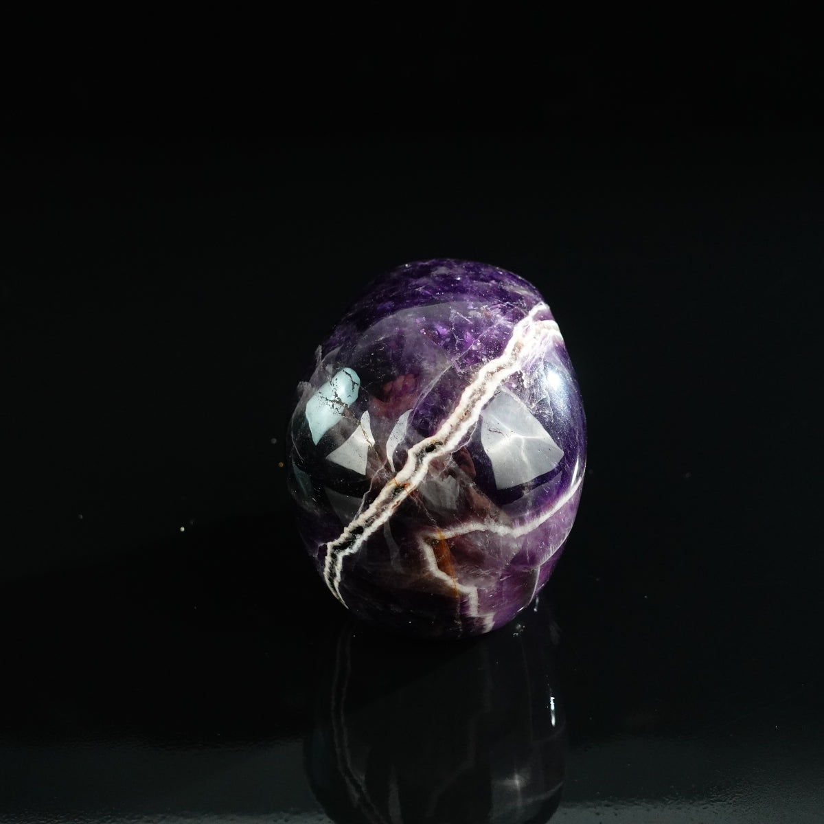 3.0" Amethyst Crystal Skull Carving - Unique Piece #AM07