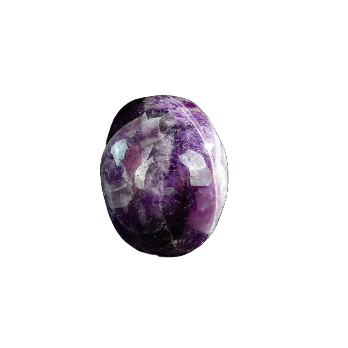 3.0" Amethyst Crystal Skull Carving - Hand Carved Decor