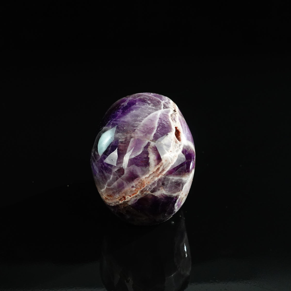 3.0" Amethyst Crystal Skull Carving - Unique Piece #AM10
