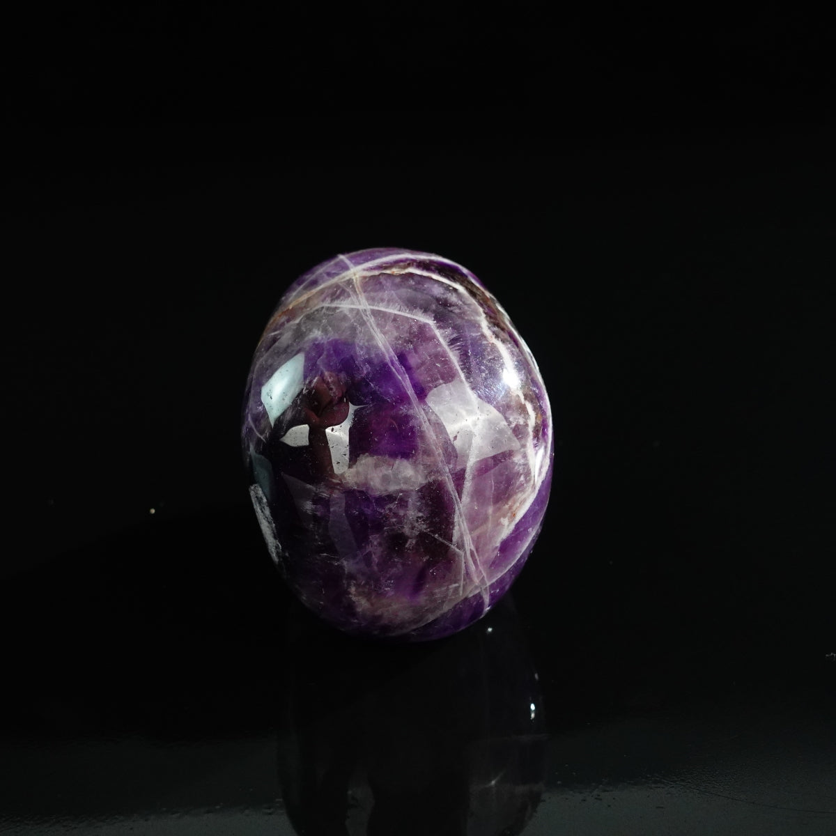 3.0" Amethyst Crystal Skull Carving - Unique Piece #AM11