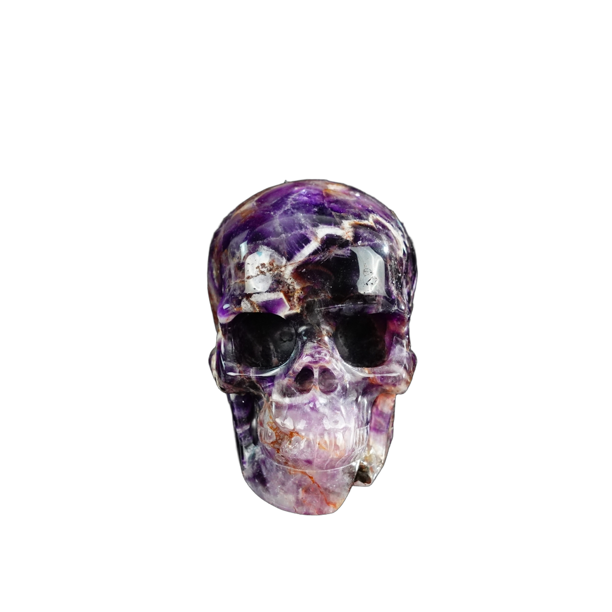 3.0" Amethyst Crystal Skull Carving - Unique Piece #AM14