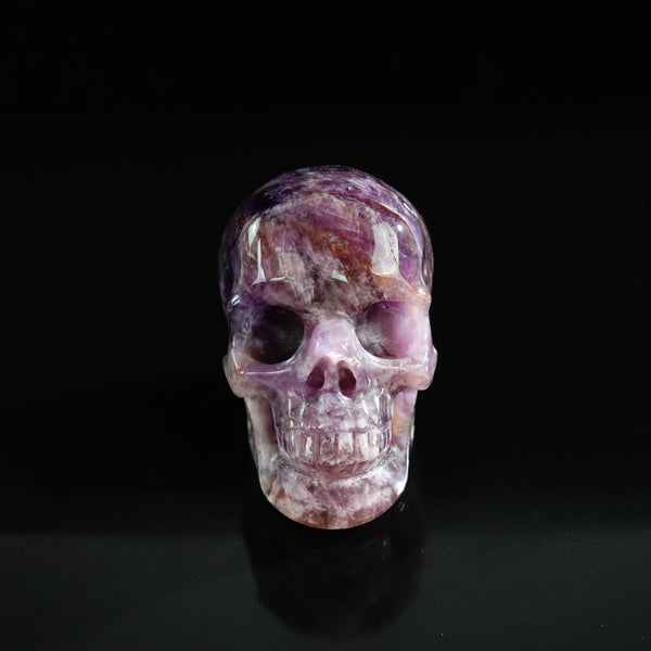 3.0" Amethyst Crystal Skull Carving - Unique Piece #AM15