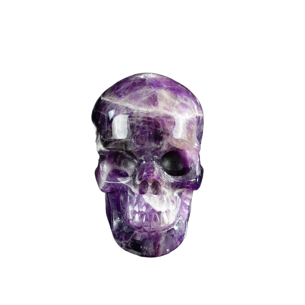 3.0" Amethyst Crystal Skull Carving - Unique Piece #AM16