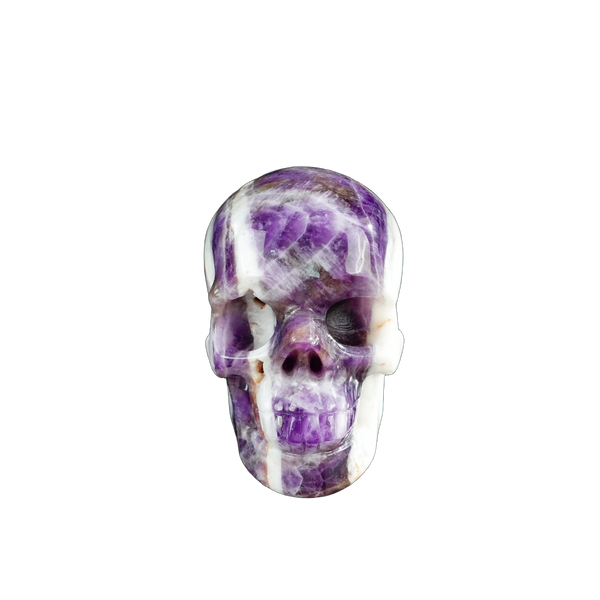 3.0" Amethyst Crystal Skull Carving - Unique Piece #AM17