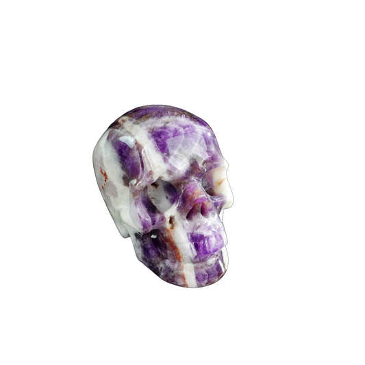 3.0" Amethyst Crystal Skull Carving - Unique Piece #AM17