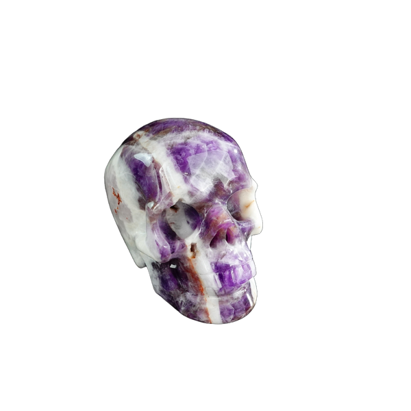 3.0" Amethyst Crystal Skull Carving - Unique Piece #AM17 - alternate view