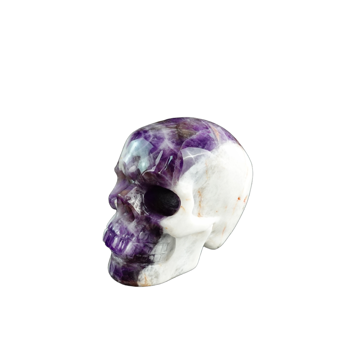 3.0" Amethyst Crystal Skull Carving - Unique Piece #AM17
