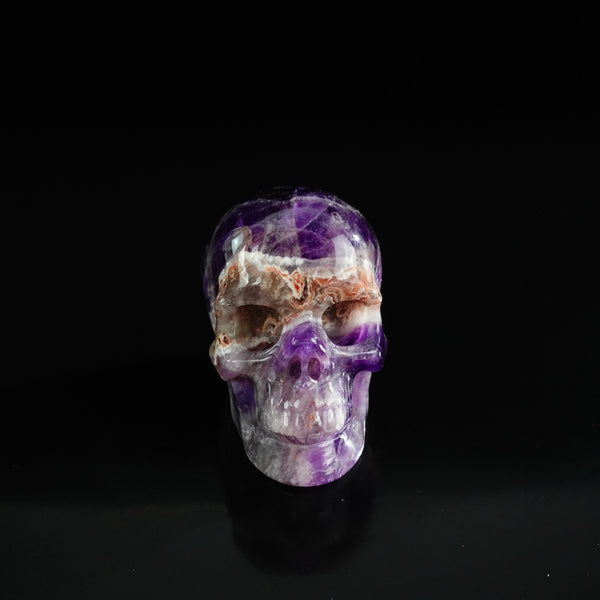 3.0" Amethyst Crystal Skull Carving - Unique Piece #AM20