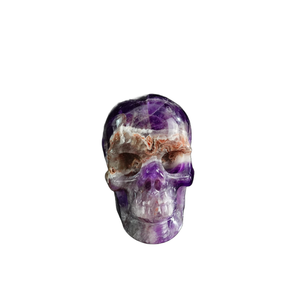 3.0" Amethyst Crystal Skull Carving - Unique Piece #AM20