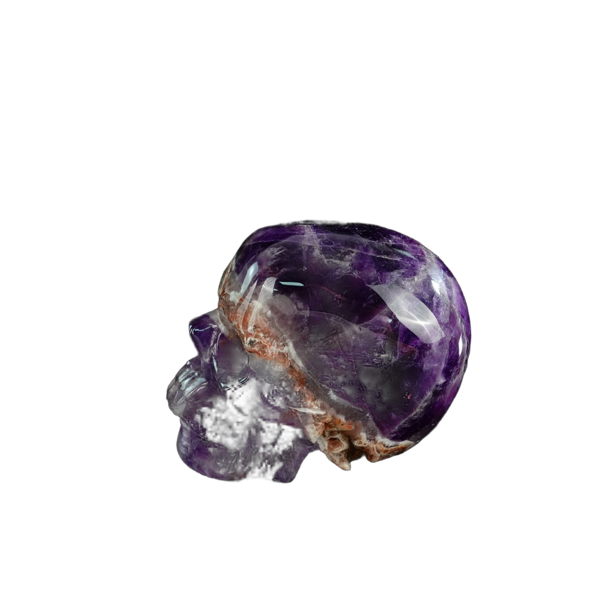 3.0" Amethyst Crystal Skull Carving - Unique Piece #AM20