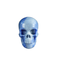 3.0" Blue Aventurine Crystal Skull Carving - Unique Piece #BA01