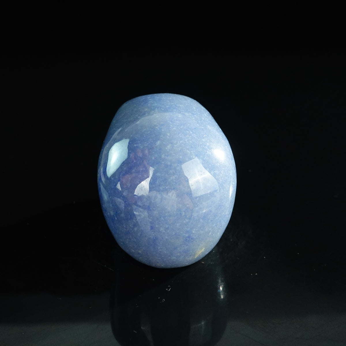 3.0" Blue Aventurine Crystal Skull Carving - Unique Piece #BA06
