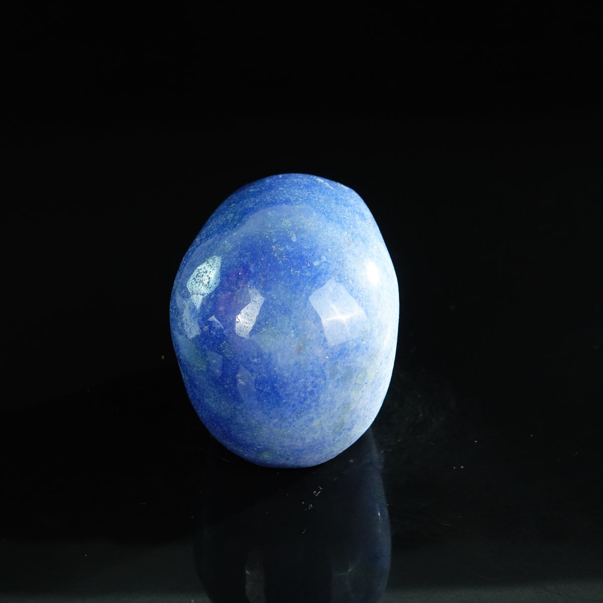 3.0" Blue Aventurine Crystal Skull Carving - Unique Piece #BA11