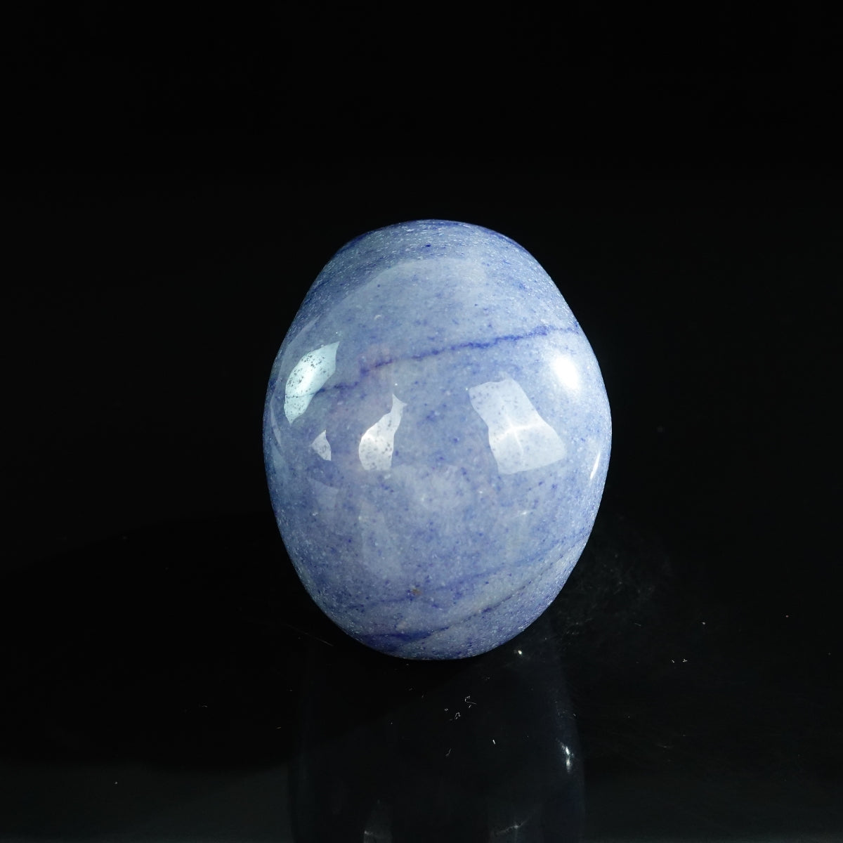 3.0" Blue Aventurine Crystal Skull Carving - Unique Piece #BA13