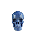 3.0" Blue Aventurine Crystal Skull Carving - Unique Piece #BA14