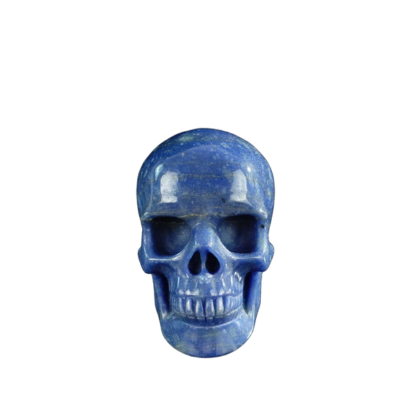 3.0" Blue Aventurine Crystal Skull Carving - Unique Piece #BA14