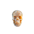 3.0" Chalcedony Jasper Crystal Skull Carving - Unique Piece #CJ01
