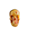 3.0" Chalcedony Jasper Crystal Skull Carving - Unique Piece #CJ04