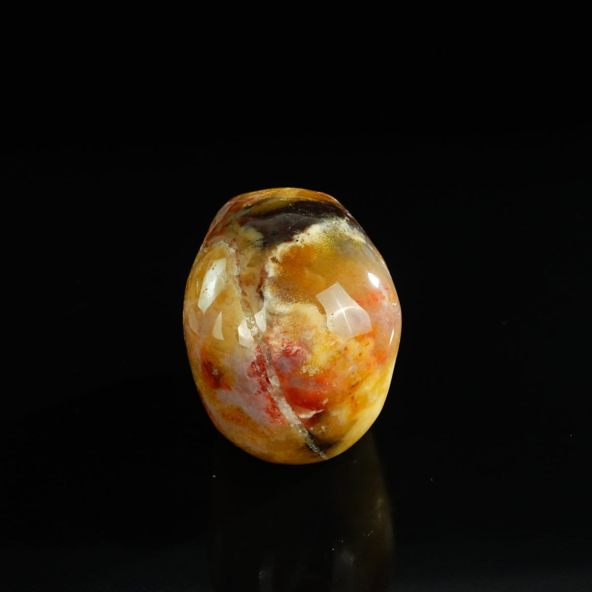 3.0" Chalcedony Jasper Crystal Skull Carving - Unique Piece #CJ04